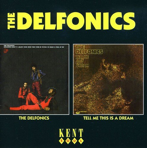 CD cover showing two Delfonics album artworks side by side against a dark background.