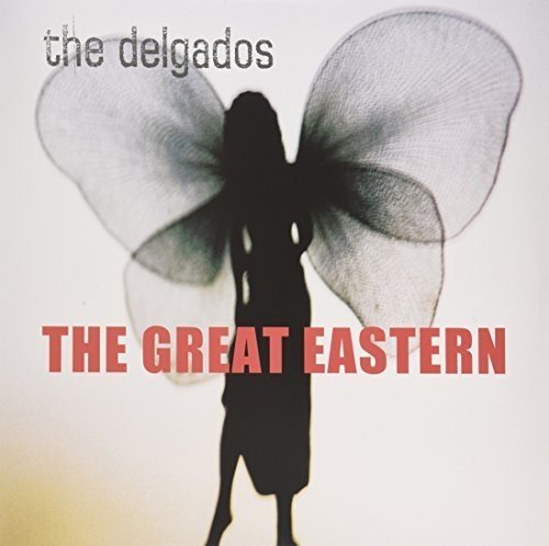 The Delgados album cover: silhouette with large wings, red text.