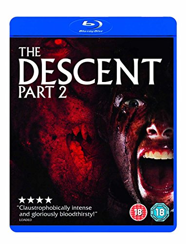 The Descent Part 2" Blu-ray cover with a screaming woman’s face.