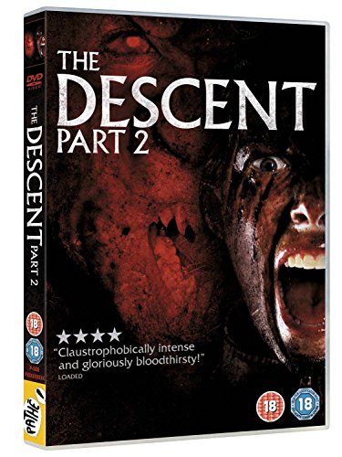 DVD cover for "The Descent Part 2" featuring a screaming woman’s face.