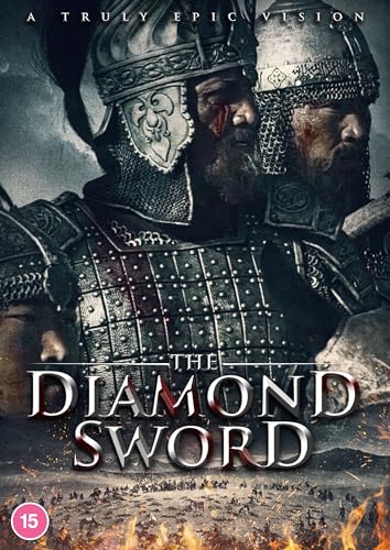 DVD cover for "The Diamond Sword" featuring armored warriors and battle scene.