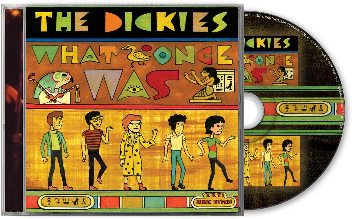 CD case for The Dickies’ “What Once Was” with illustrated cover art.