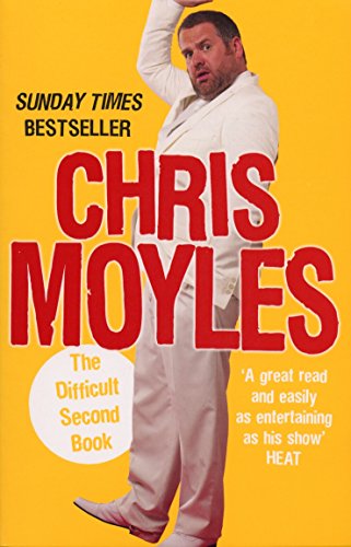 Book cover featuring Chris Moyles in white, with red and yellow text.