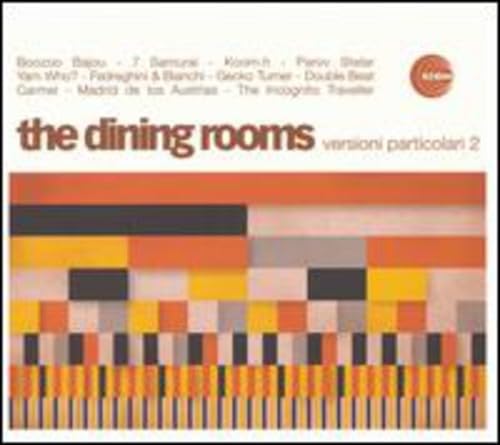 Vinyl album cover for “The Dining Rooms - Versioni Particolari Ep 2” with abstract design.