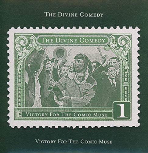 CD cover resembling a green postage stamp with a band portrait.