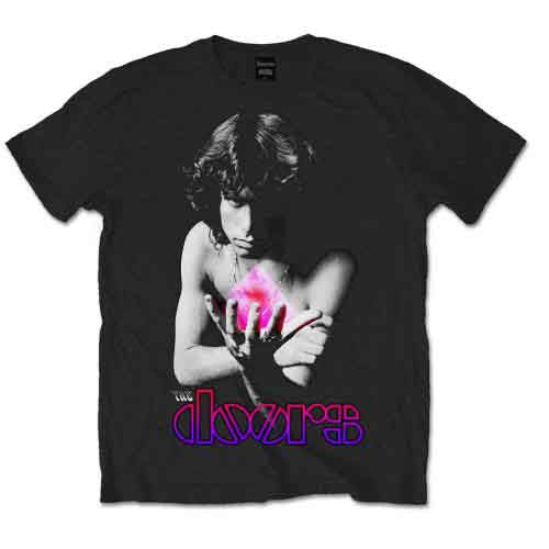 T-shirt with a psychedelic portrait of The Doors’ Jim Morrison, size XX-Large.