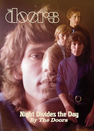 Album cover for "Night Divides The Day" by The Doors, featuring band members.