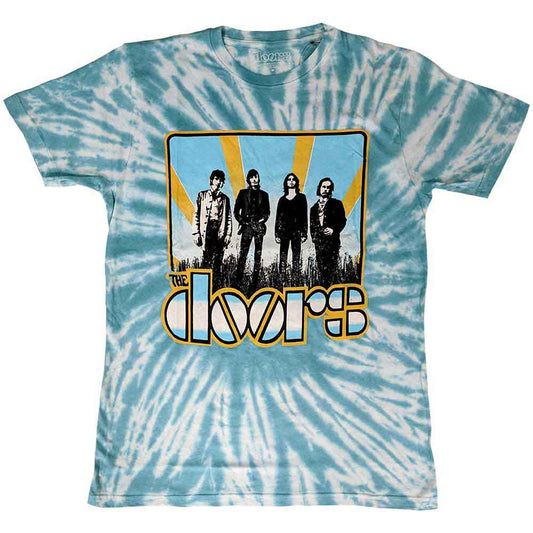 Black t-shirt with The Doors’ “Waiting For The Sun” album artwork, size X-Large.