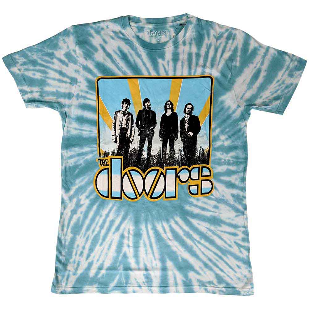 Black t-shirt with The Doors’ “Waiting For The Sun” album artwork, size X-Large.