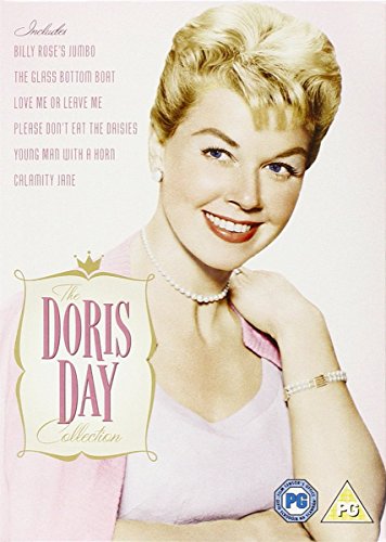 DVD cover featuring a smiling portrait of Doris Day and film titles.