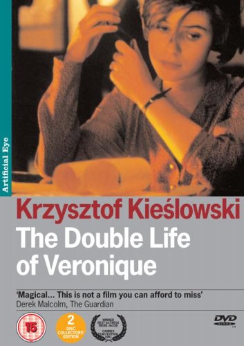 DVD cover for "The Double Life of Veronique" featuring a pensive woman.
