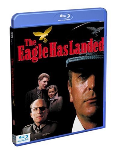 Blu-ray cover for The Eagle Has Landed featuring portraits of the lead actors.