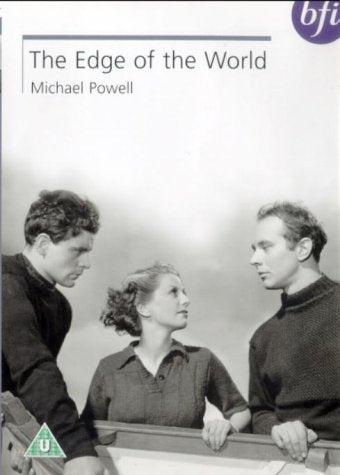 DVD cover for "The Edge of the World" featuring three people.