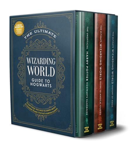 A three-book boxed set titled The Ultimate Wizarding World Guide to Hogwarts.