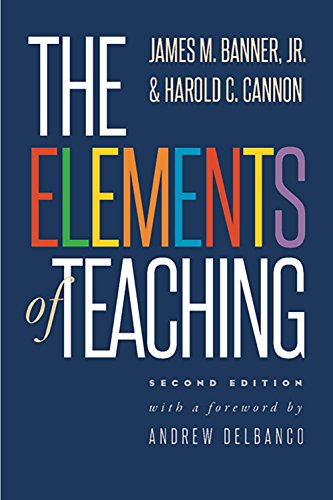 Book cover: "The Elements of Teaching, Second Edition" with colorful title.