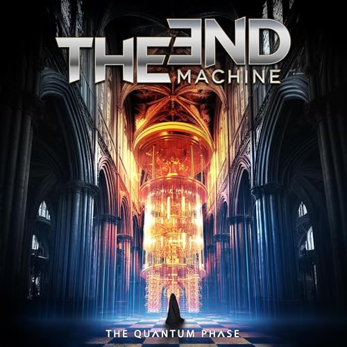 CD cover for The End Machine’s “The Quantum Phase” with gothic architecture.