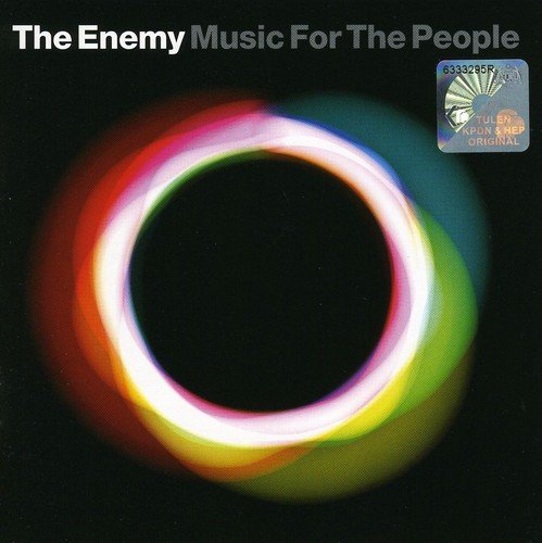 CD cover for “The Enemy - Music For The People” with colorful rings.