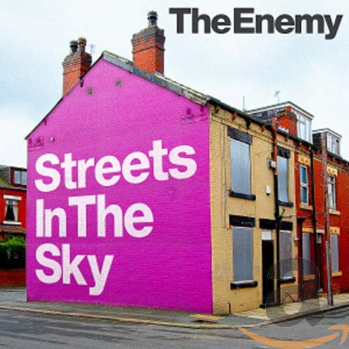 Album cover for The Enemy’s “Streets In The Sky” featuring a pink building.