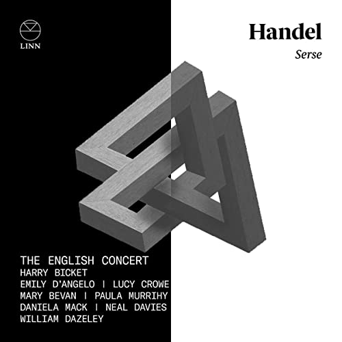 CD cover for Handel’s *Serse* featuring an Escher-like optical illusion.