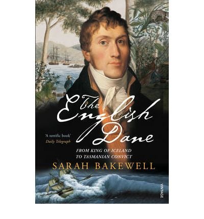 Book cover: portrait of a man in 19th-century attire, ships at sea.
