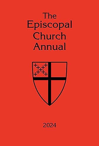 Red cover of "The Episcopal Church Annual 2024" with shield emblem.