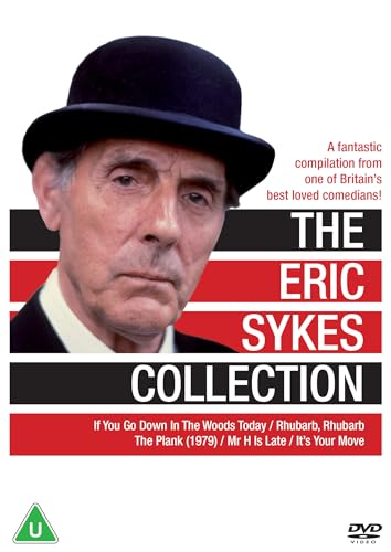 DVD cover featuring Eric Sykes in a bowler hat, with red and black text.
