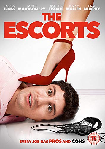 DVD cover showing a man with a red high heel resting on his head.