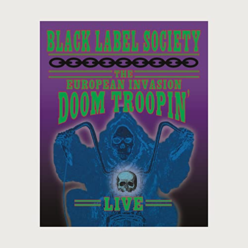 Black Label Society Blu-ray cover with a hooded skeleton figure.