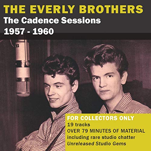 The Everly Brothers CD cover featuring a black and white studio portrait.