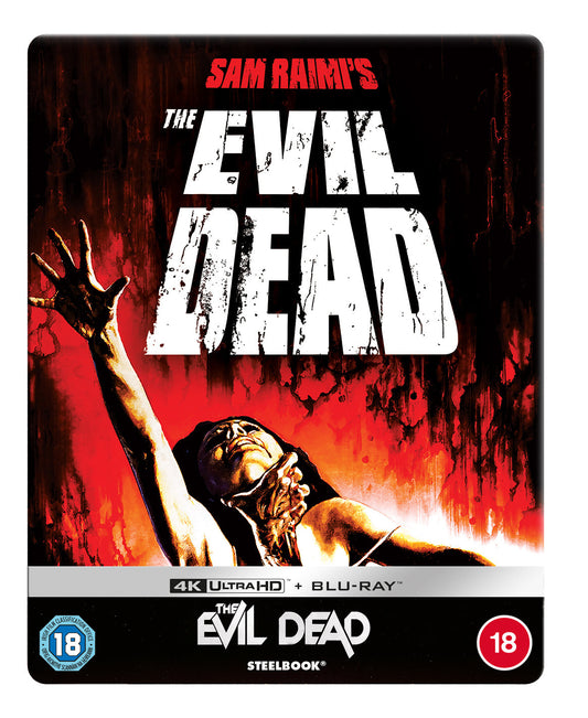 SteelLL SteelBook case for The Evil Dead featuring a person emerging from soil.
