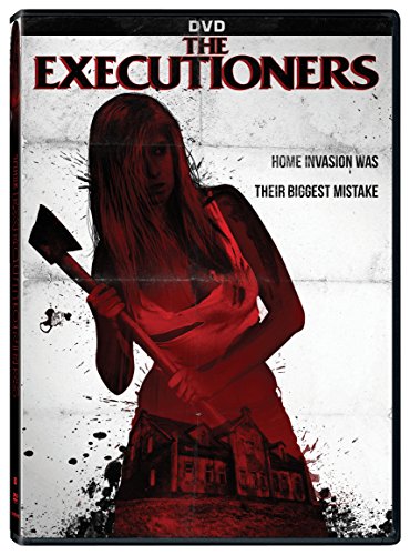 DVD cover for The Executioners featuring a woman holding an axe over a house.