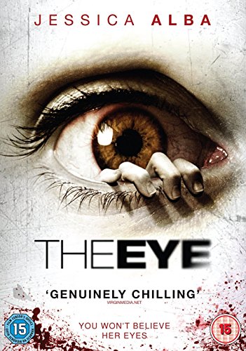 DVD cover for "The Eye" featuring a close-up of an eye and hand.