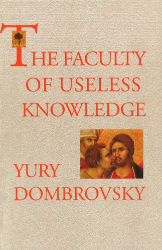 Book cover with red text: "The Faculty Of Useless Knowledge" and a portrait.