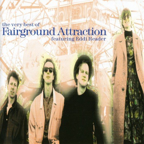 CD cover for Fairground Attraction’s “Very Best Of” featuring four band members.