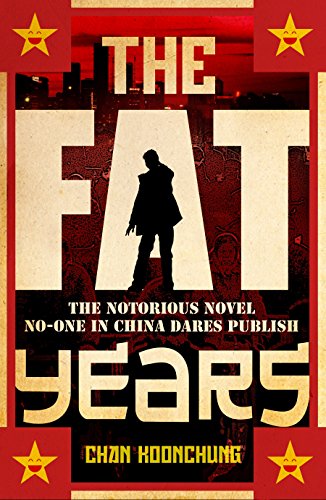 Book cover: "The Fat Years" with silhouette of a man and red stars.
