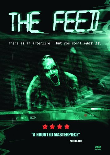 DVD cover for horror film "The Feed" featuring a screaming woman.