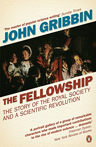 Book cover for "The Fellowship" depicting a historical painting and text.