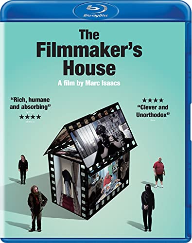 Blu-ray cover for "The Filmmaker’s House" featuring a house made of filmstrip.