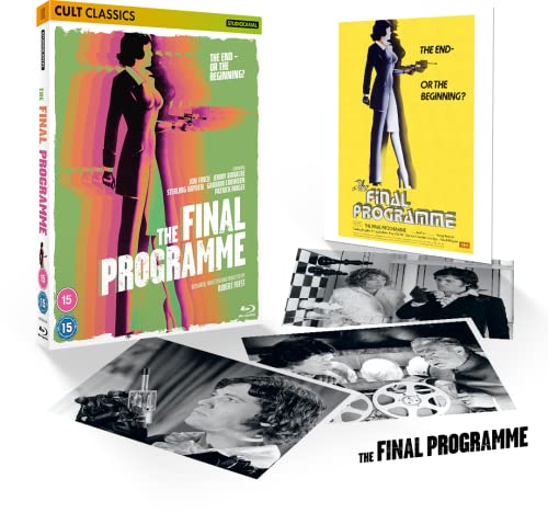 “The Final Programme” Blu-ray packaging with film stills and promotional poster.