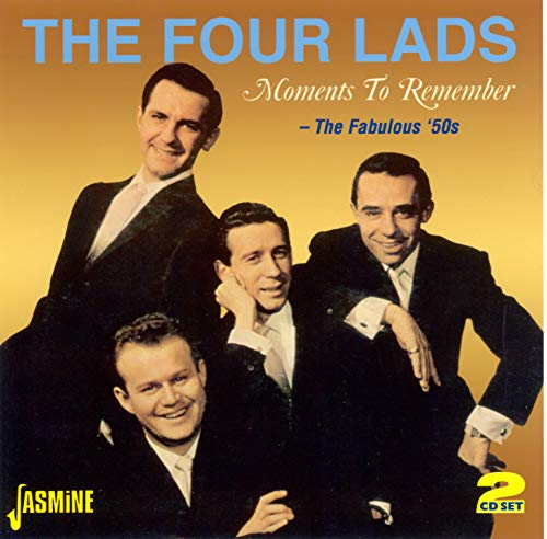CD cover featuring a portrait of 1950s vocal group The Four Lads.