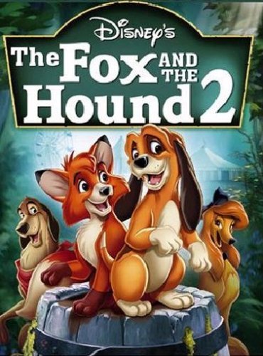 DVD cover featuring Fox and Hound 2 characters, a fox and a hound.