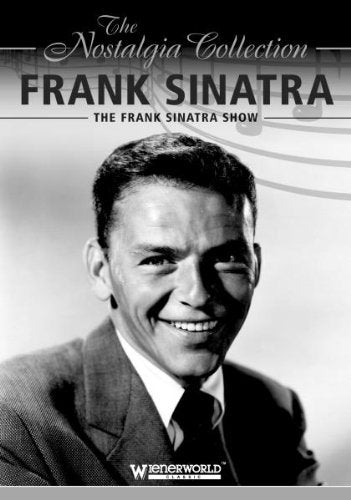 Black and white DVD cover featuring a smiling Frank Sinatra portrait.