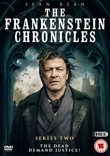 DVD cover for The Frankenstein Chronicles Series Two featuring Sean Bean in dark clothing.
