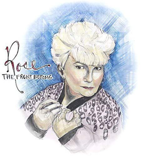 Vinyl album cover for The Front Bottoms’ “Rose” featuring sketched portrait.