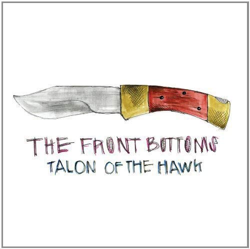 Album cover for The Front Bottoms’ “Talon Of The Hawk” featuring a knife.