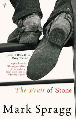 Book cover: weathered boots above a title, “The Fruit of Stone.”
