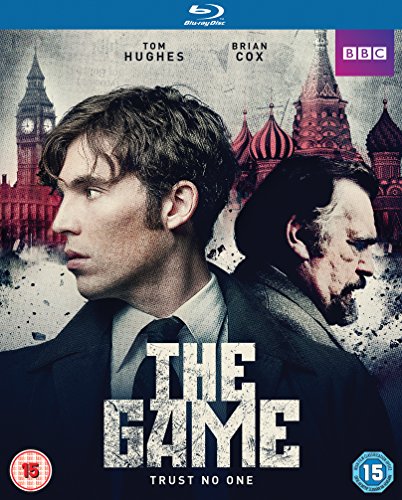 Blu-ray cover for "The Game" featuring two men and London/Moscow landmarks.