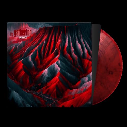 Vinyl record for The Gathering - Katowice, with abstract red and grey cover art.