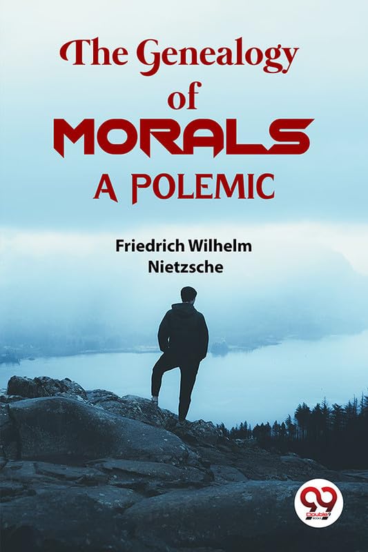 Book cover: "The Genealogy of Morals" with a silhouetted figure.