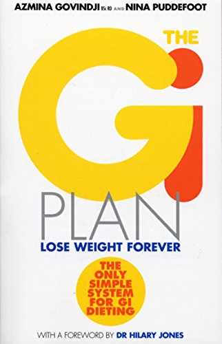 Book cover for "The GI Plan" with a large yellow "G" and red accents.